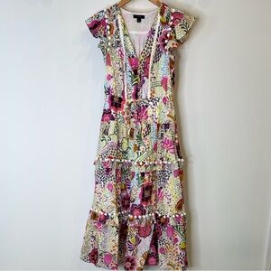 Floral Cotton Midi Dress